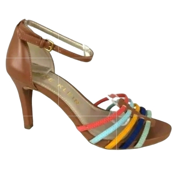 Anne Klein | Women's Multicolored Leather Strap Akileane High Heel (Size 11M) - Picture 11 of 12